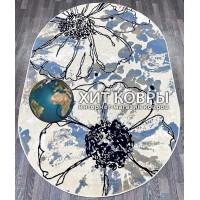 Турецкий ковер Madison 094 Голубой овал